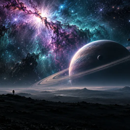 Cosmic lyric video Looks: the category picture