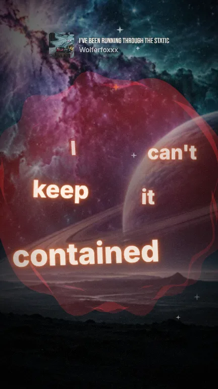 Depth scatter lyric style