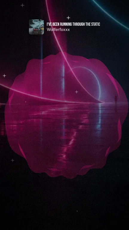 Drip lyric video style: a still from its sample
